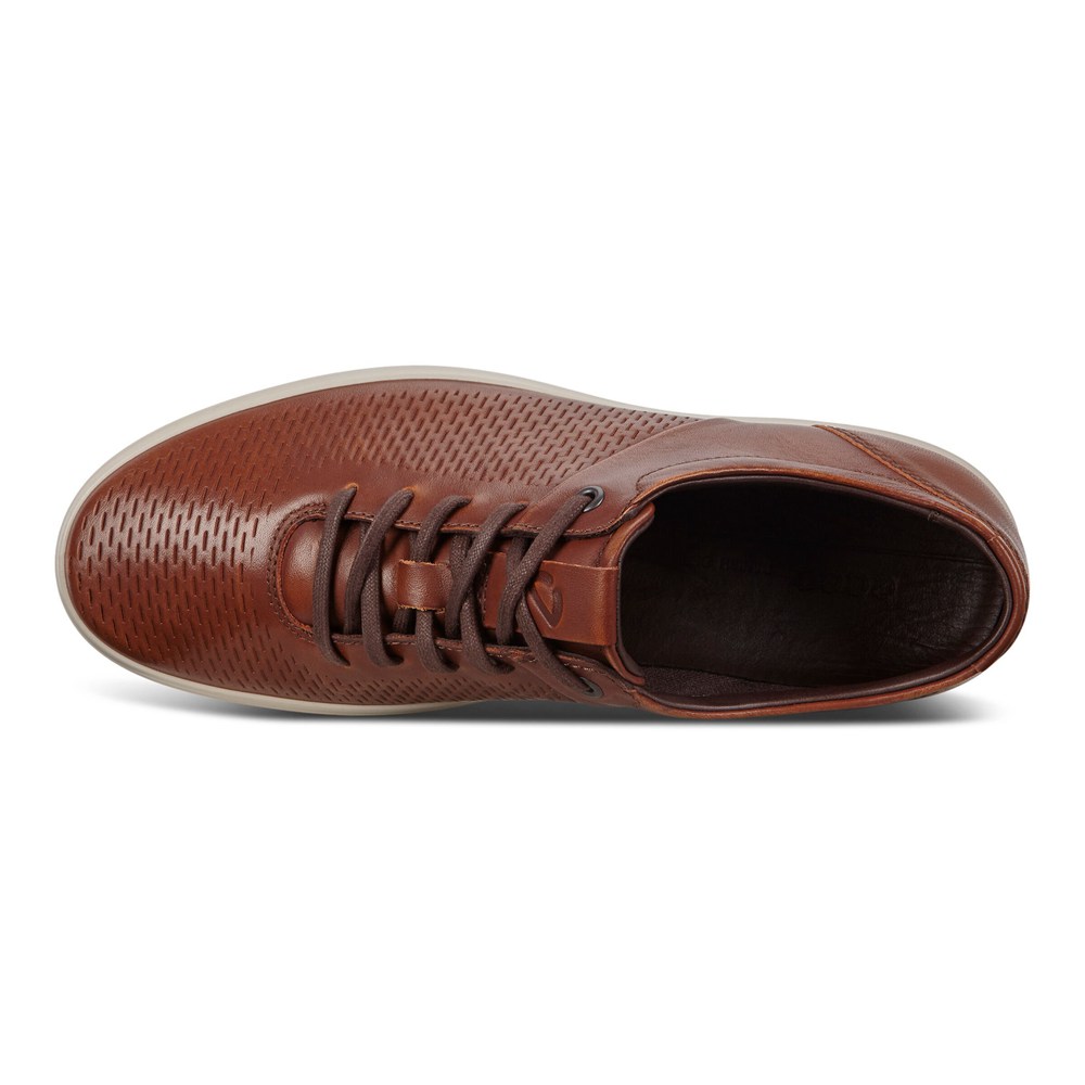 ECCO Mens Sneakers Brown - Soft 7 Lace-Ups - CPQ-087139